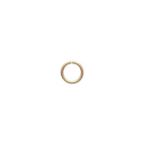 Jump ring 1pkg20 14Kt gold-filled, 7mm round, 19 gauge / 5.3mm inside diameter