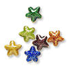 Star glass beads