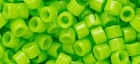 Green duracoat beads