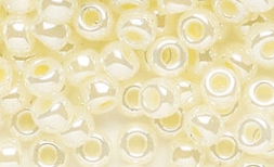 Butter Cream Luster finished beads