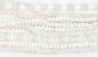 Pearlescent finished beads