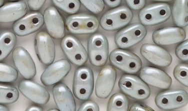 Pearlized finished beads