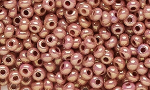 Rose Luster finished beads