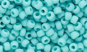 Frosted finished beads
