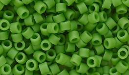 Matte finished beads