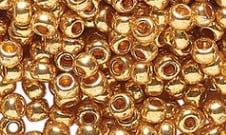 Dark Gold Finish beads