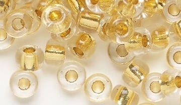 Gold-Lined beads