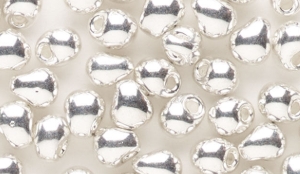 Fine Silver Finished beads