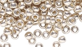 Silver Finished beads