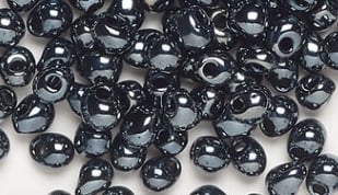 Gunmetal beads