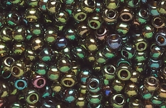 Green Iris finished beads